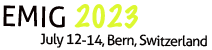 Emig 2023, July 12-14, 2023 Bern Logo